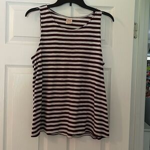 Ladies full flair tank top